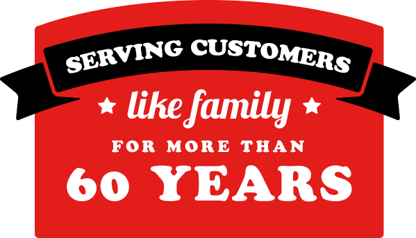 Serving customers like family for more than 60 years